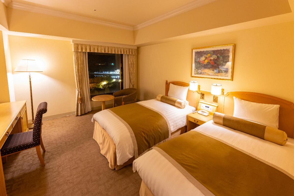 Hotel Okura Jr Huis Ten Bosch Sasebo Exterior foto Deluxe Room